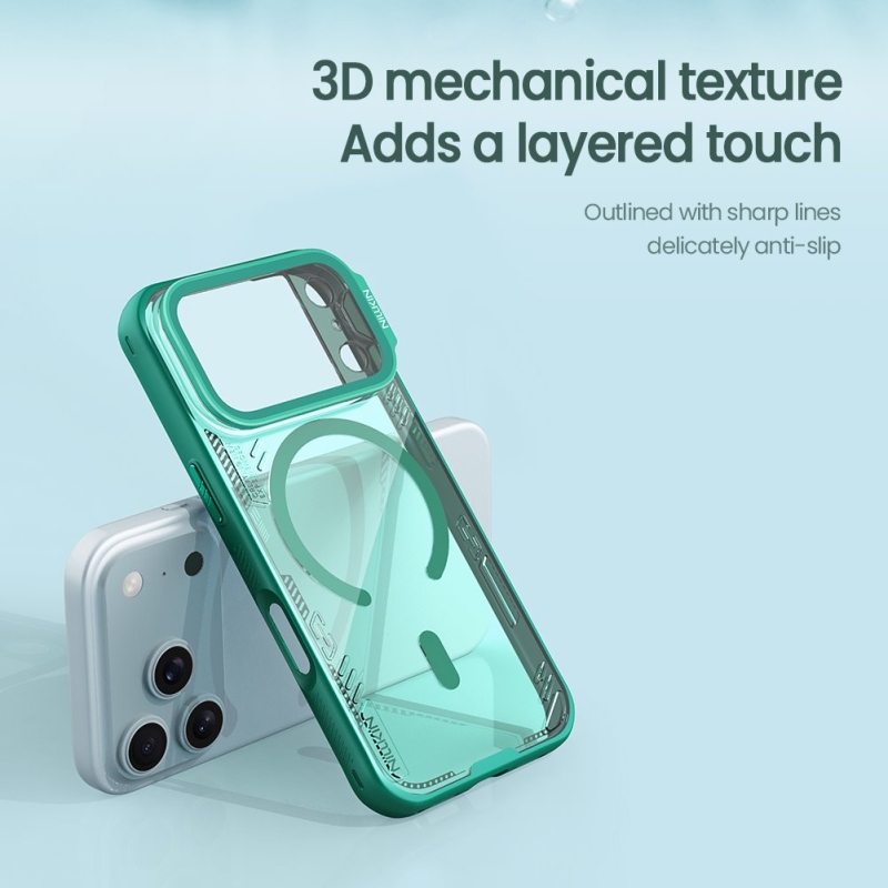 Nillkin Iceblade Prop mágneses borító Apple iPhone 17 Pro készülékhez Zöld