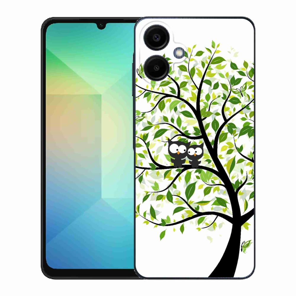 Gél borító mmCase Samsung Galaxy A06 4G - baglyok a fán - Samsung Galaxy A06 4G - zselés tok