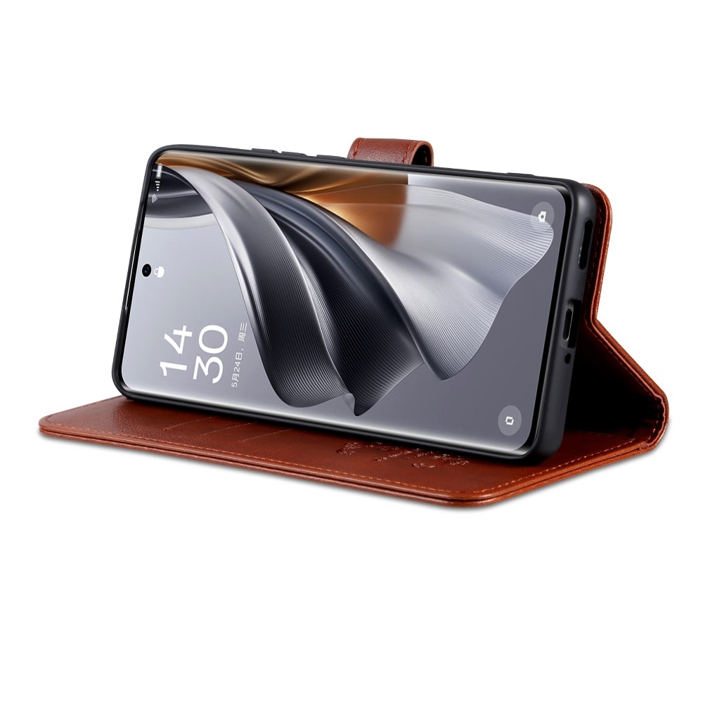 AZNS könyvtáska Samsung Galaxy S25 Ultra készülékhez - barna