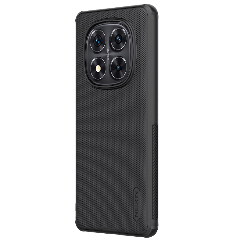 Nillkin Super Frosted PRO hátlap a Xiaomi Redmi Note 14 Pro+ 5G számára Fekete