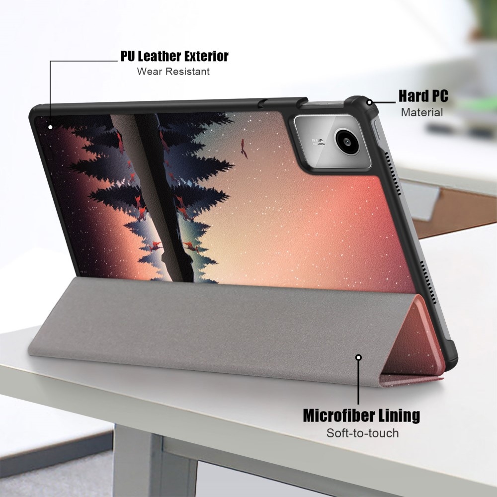 Patte intelligens záródó tok Lenovo Tab M11/Tab K11 - erdő