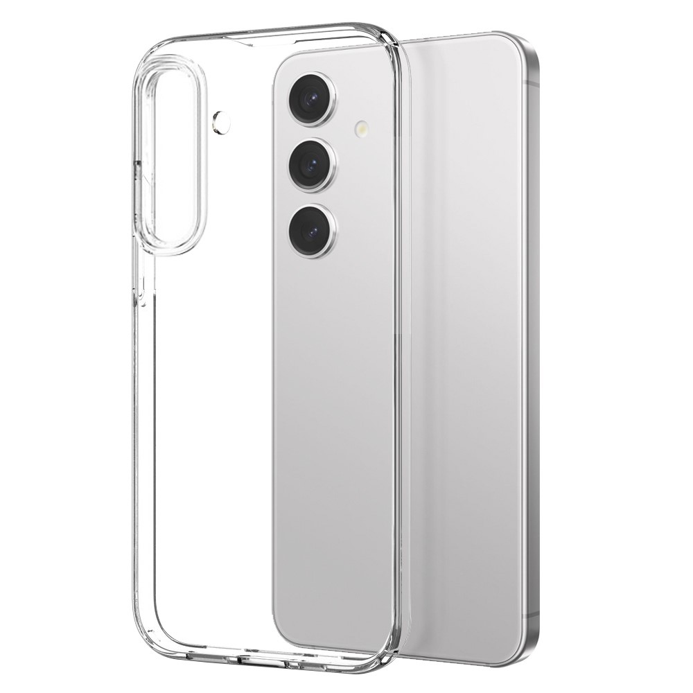 NORTHJO átlátszó zselés tok + edzett üveg Samsung Galaxy S24 - átlátszó