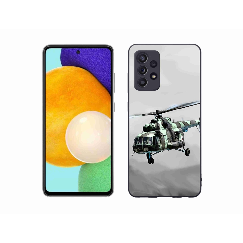Zselés borítás mmCase Samsung Galaxy A52s 5G - katonai helikopterhez