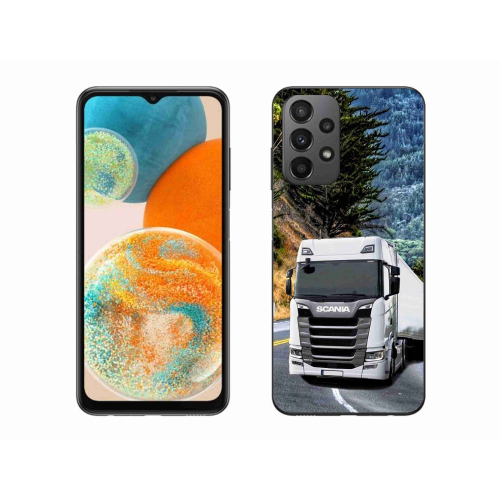 Gél borítás mmCase Samsung Galaxy A23 4G/5G - teherautó 1