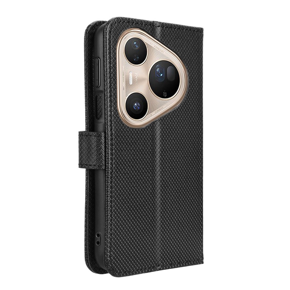 Gyémánt mintás tok Huawei Pura 80 Pro készülékhez - fekete