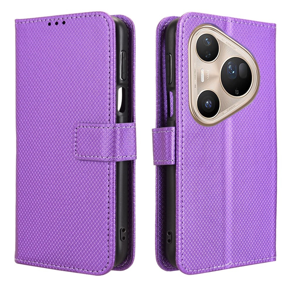 Gyémánt mintás tok Huawei Pura 80 Pro készülékhez - lila