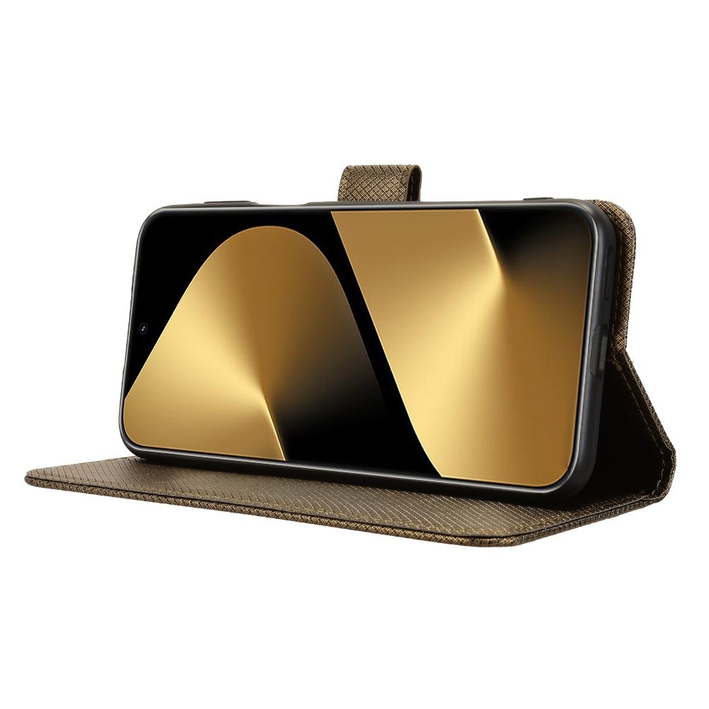 Gyémánt mintás tok Huawei Pura 80 Pro készülékhez - barna