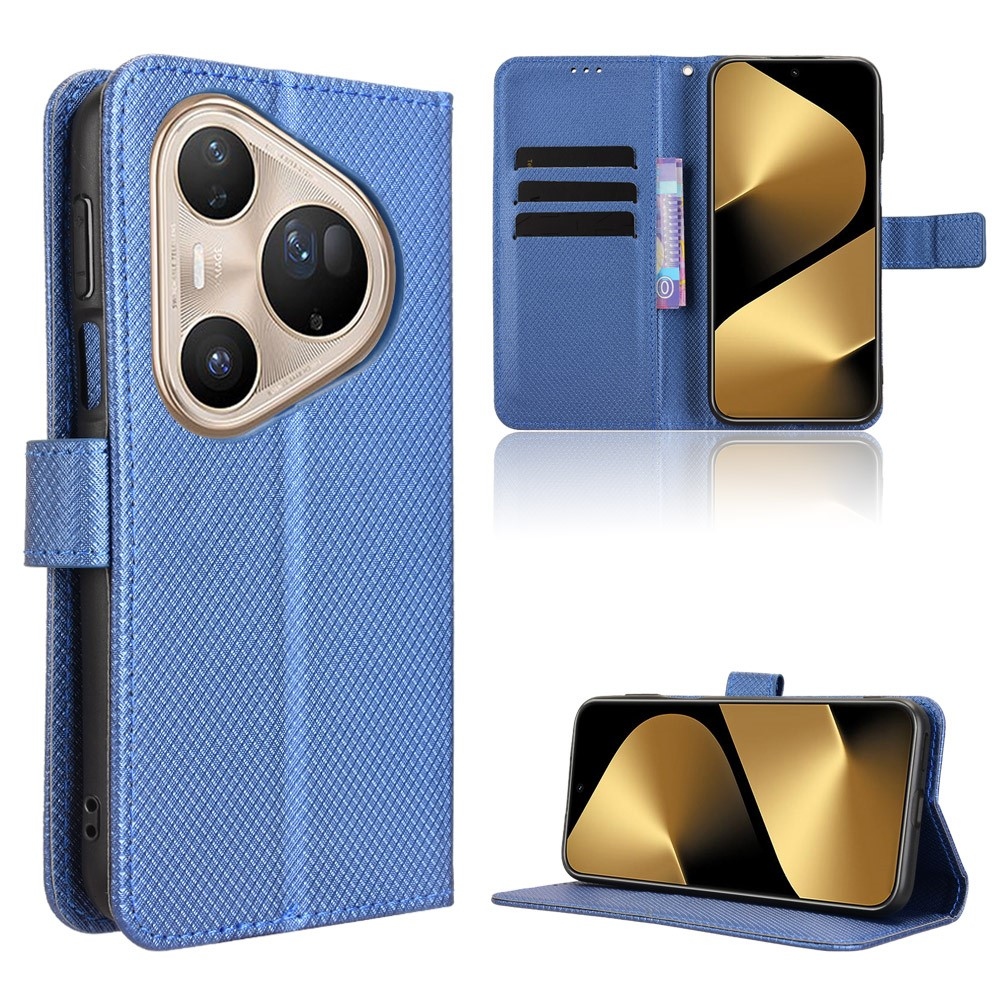 Gyémánt mintás tok Huawei Pura 80 Pro készülékhez - kék