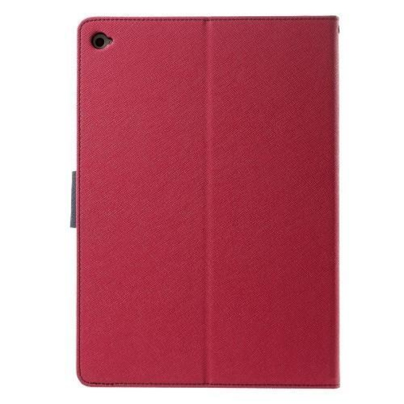 Napló PU bőr tok iPad Air 2 készülékhez - rózsaszín
