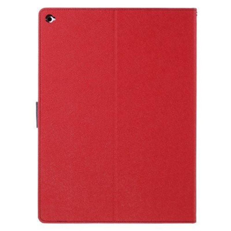 Napló PU-bőr tok iPad Pro 12.9 készülékhez - piros