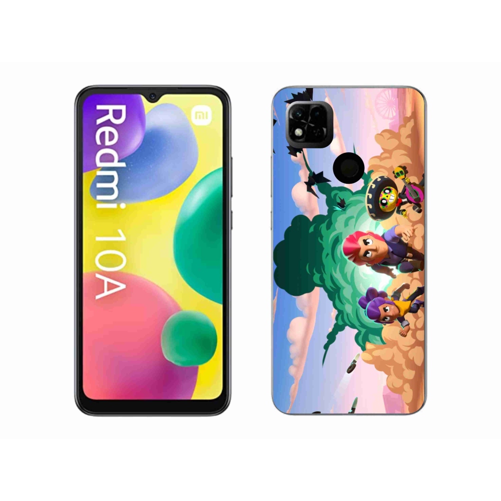 Gél borítás mmCase a Xiaomi Redmi 10A számára - verekedés csillagok