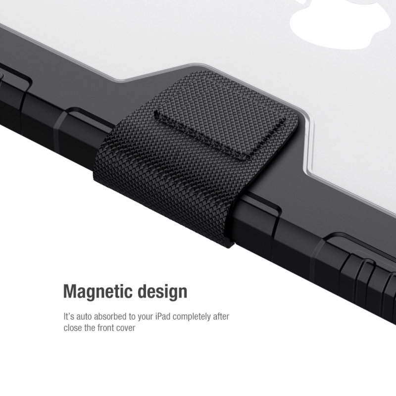 Nillkin Bumper PRO védőállvány tok iPad 10.2 2019/2020/2021 fekete