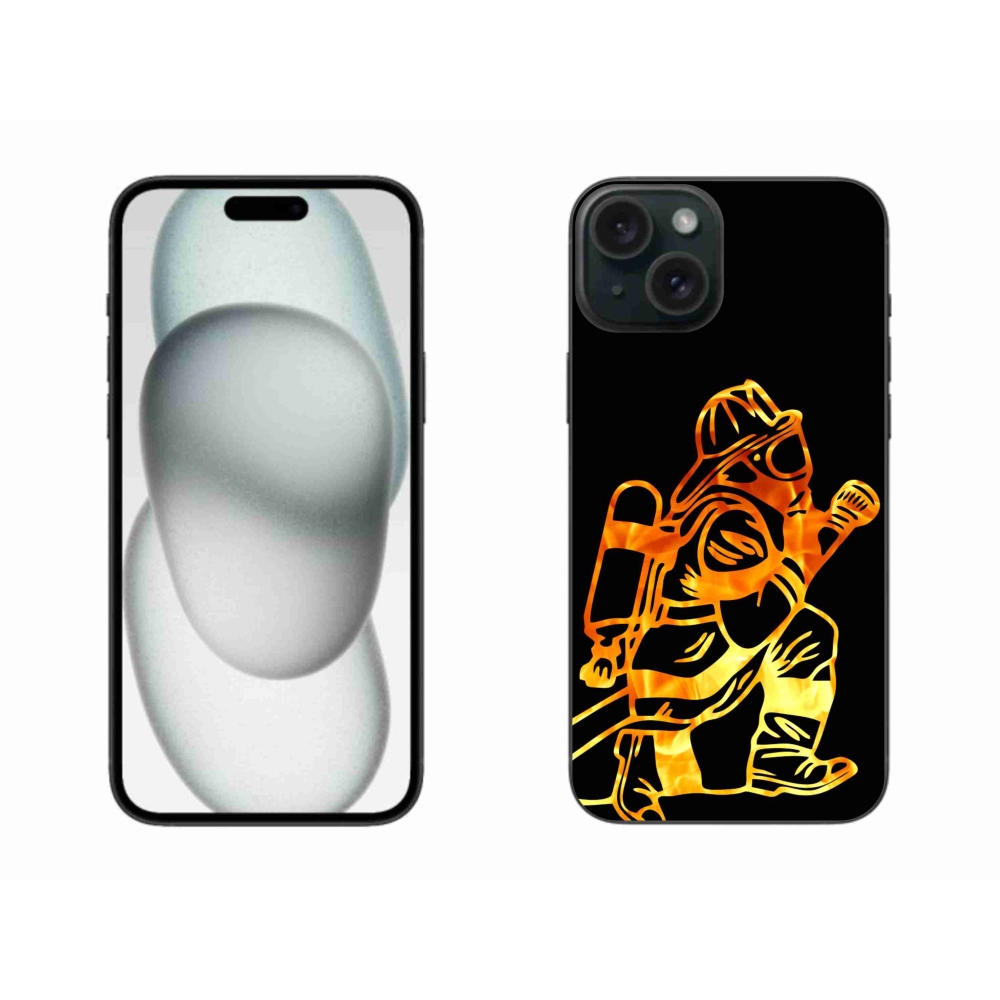 Gél borítás mmCase iPhone 15 Plus készülékhez - tűzoltó 1