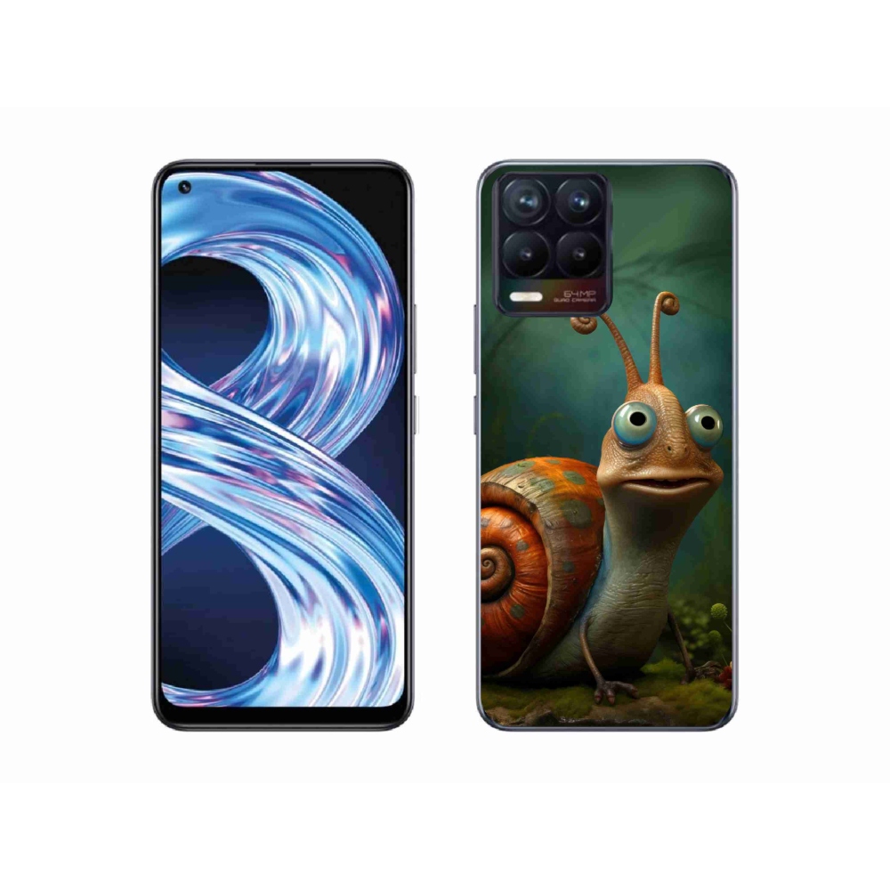 Gél borítás mmCase a Realme 8 Pro készülékhez - csiga