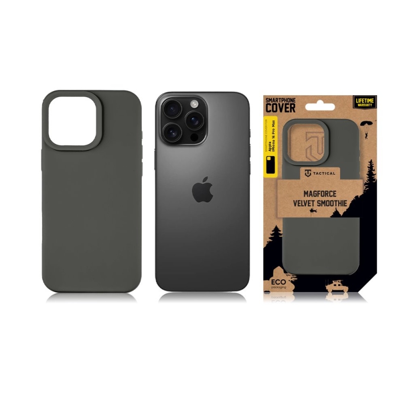 Taktikai MagForce bársony Smoothie borító az Apple iPhone 16 Pro Max Bazooka készülékhez