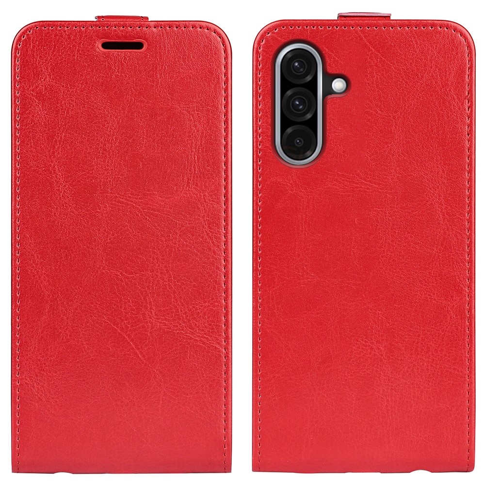 Függőleges könyvecske tok Samsung Galaxy A36 5G/A56 5G - piros