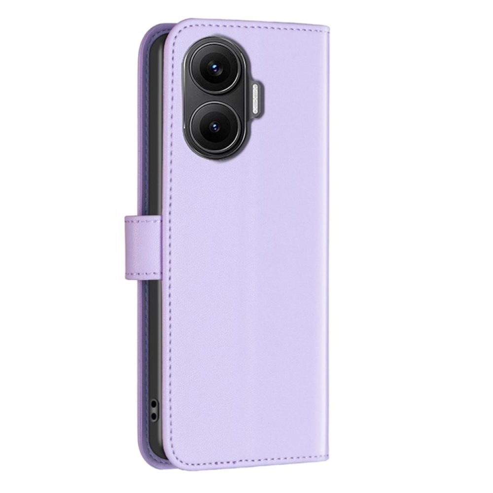 BNF könyv tok Xiaomi Poco F7 5G - világos lila