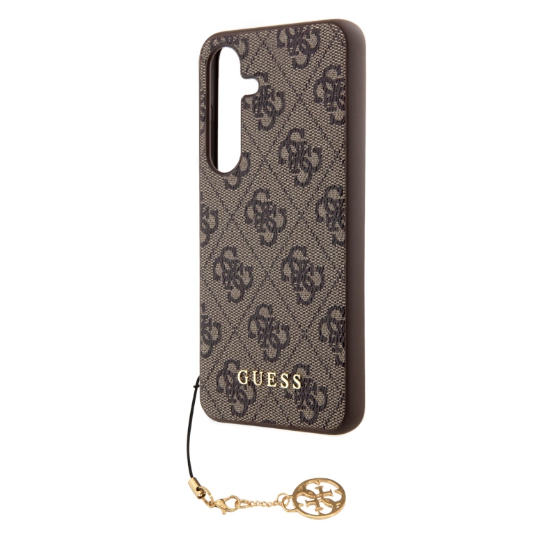 Guess 4G Charm hátlap Samsung Galaxy S24 barna hátlap Samsung Galaxy S24 barna