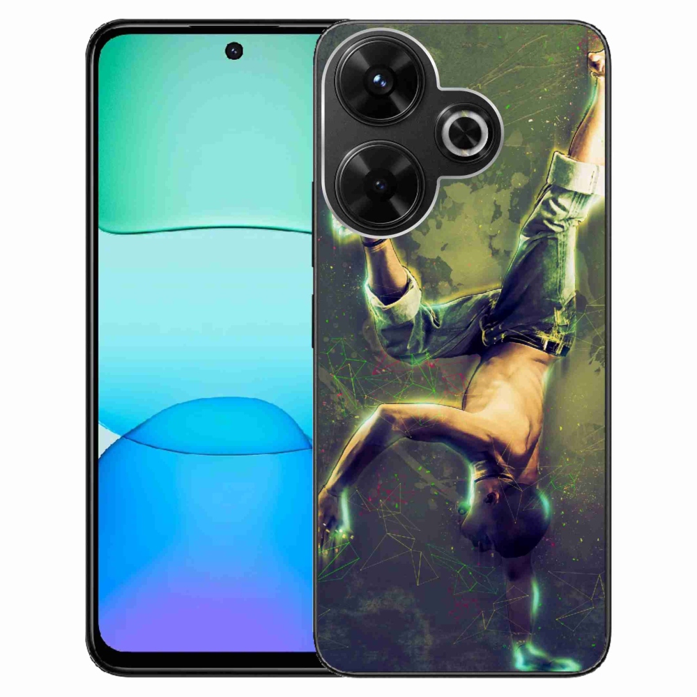 Gél borítás mmCase a Xiaomi Redmi 13 4G/Poco M6 4G számára - breakdance