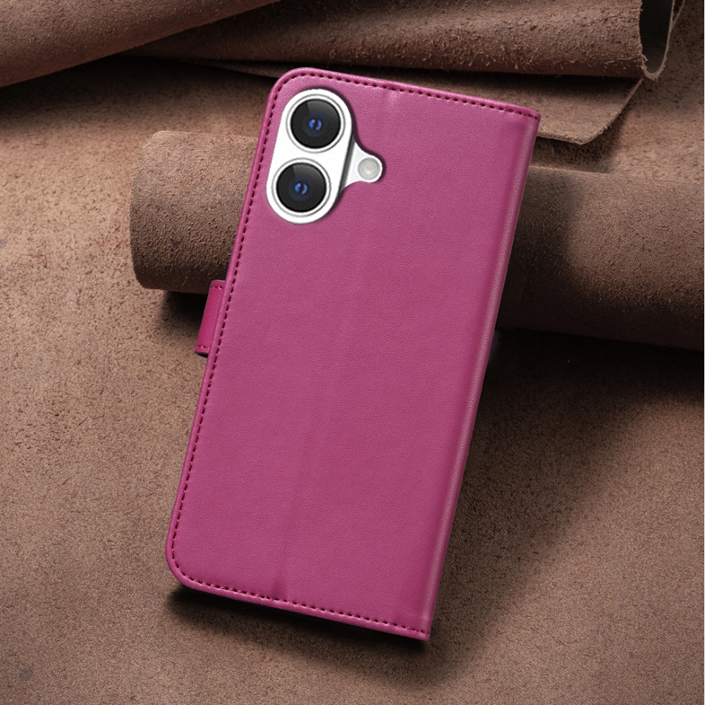 Clover könyvtáska iPhone 17 készülékhez - rózsaszín