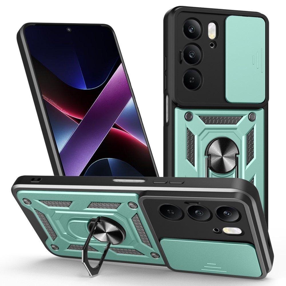 Csúszásálló borítás a Realme 14x 5G/Realme C75 készülékhez - zöld