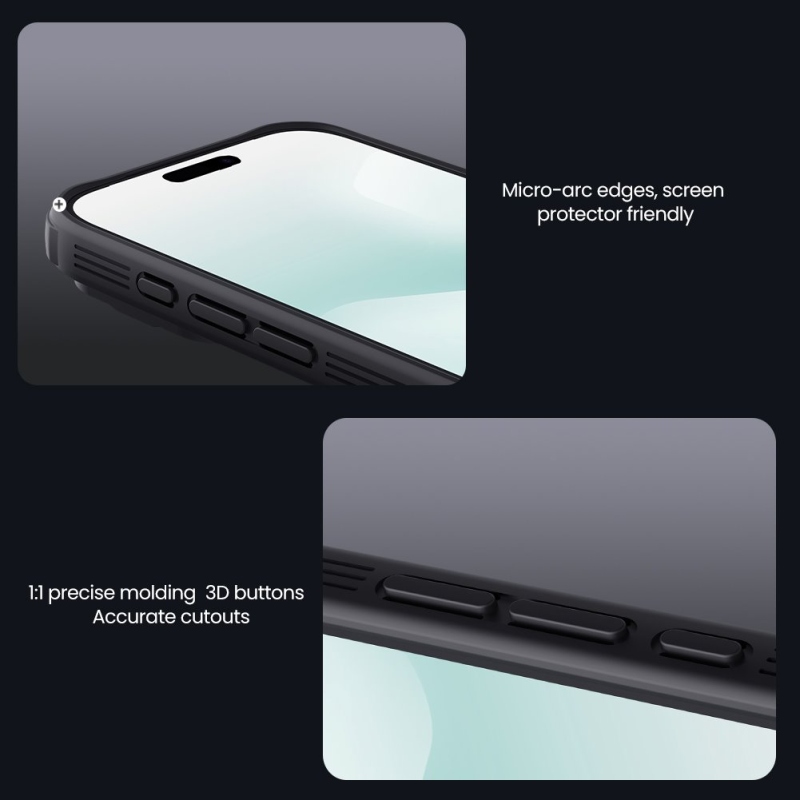 Nillkin CamShield PRO hátlap Apple iPhone 17 Pro Max készülékhez Fekete