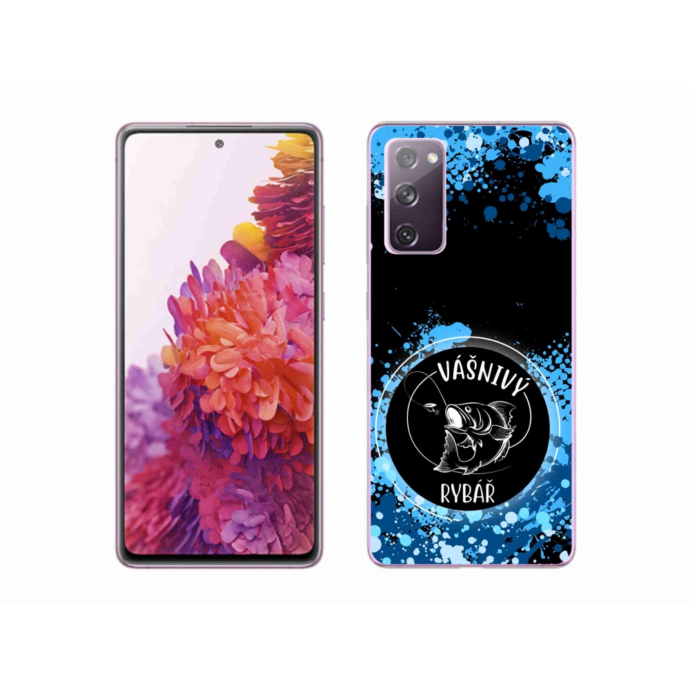 Gél borítás mmCase Samsung Galaxy S20 FE - szenvedélyes halász fekete háttérrel