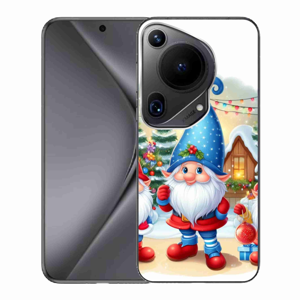 Gél borítás mmCase a Huawei Pura 70 Ultra számára - karácsonyi manók