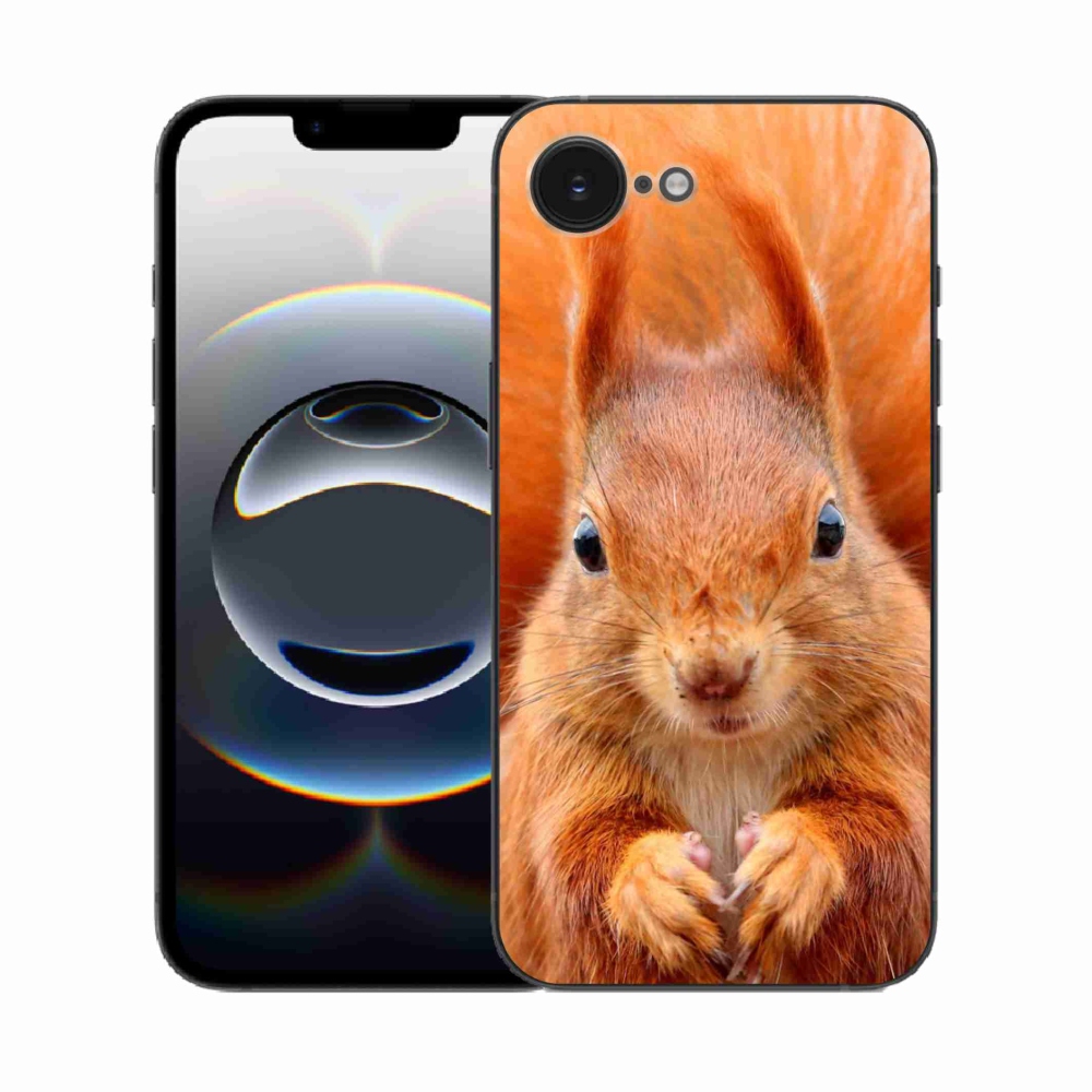 Zselés borítás mmCase iPhone 16e készülékhez - mókus