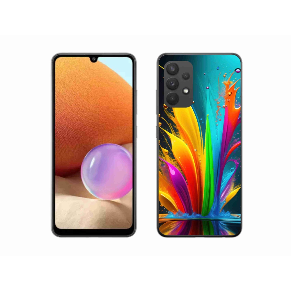 Gél borítás mmCase Samsung Galaxy A32 4G - absztrakt motívum 1