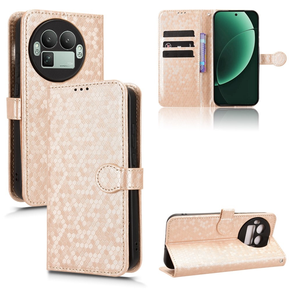 Dot könyvtáska a Realme GT 8 Pro 5G-hez - rózsaarany színben