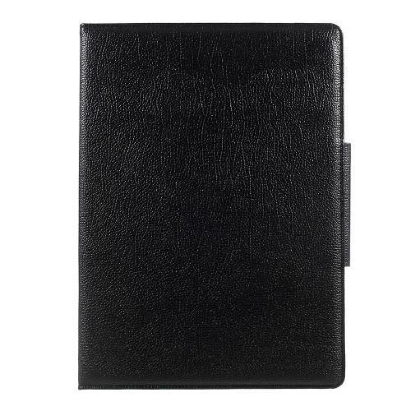 Dupla PU bőr tok bluetooth billentyűzettel iPad Pro 12.9 (2017) - fekete