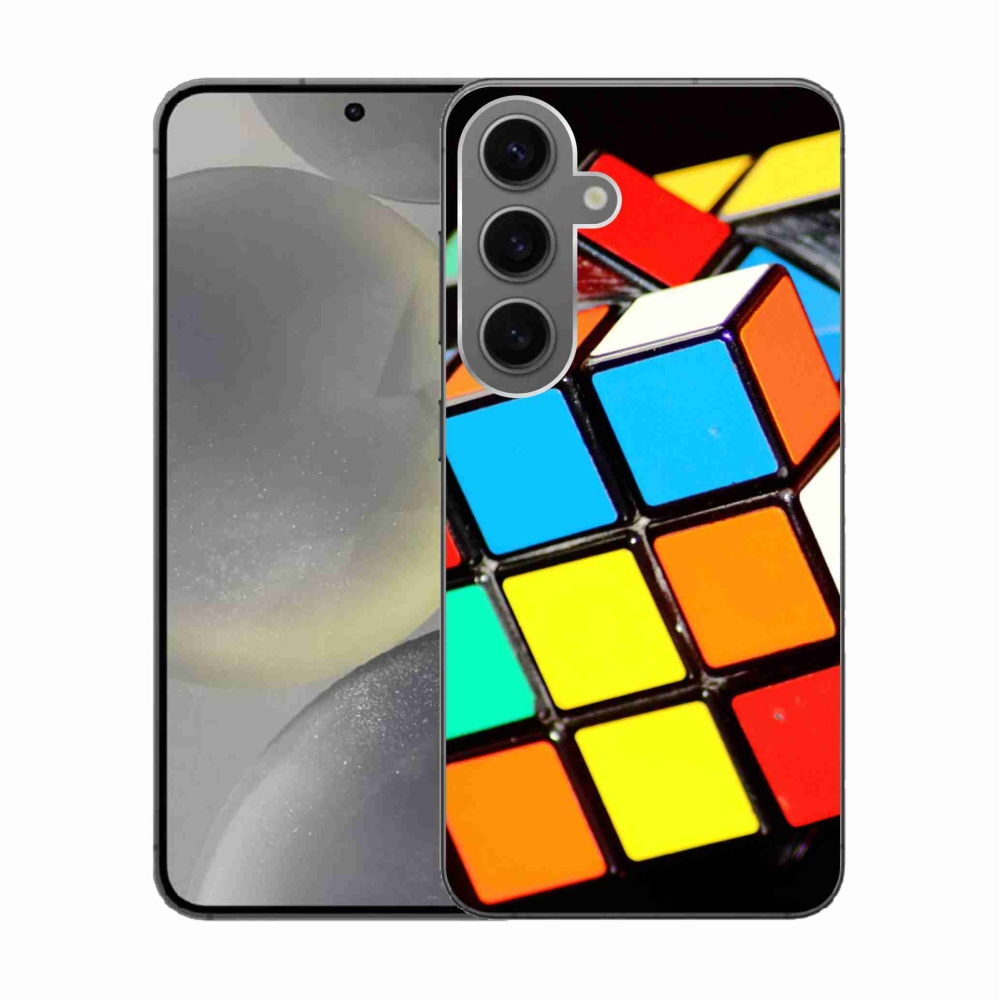 Gél tok mmCase Samsung Galaxy S24 készülékhez - Rubik-kocka