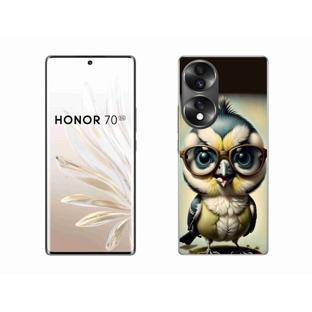 Zselés borítás mmCase a Honor 70 - cub szemüveggel