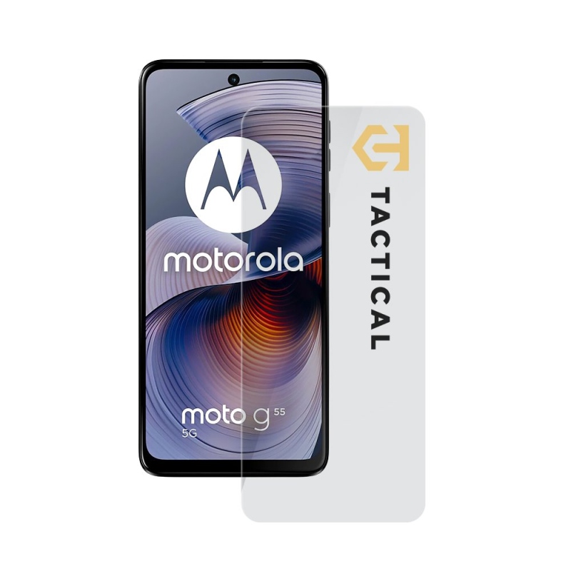 Taktikai üvegpajzs 2.5D üveg a Motorola G55 számára Tiszta