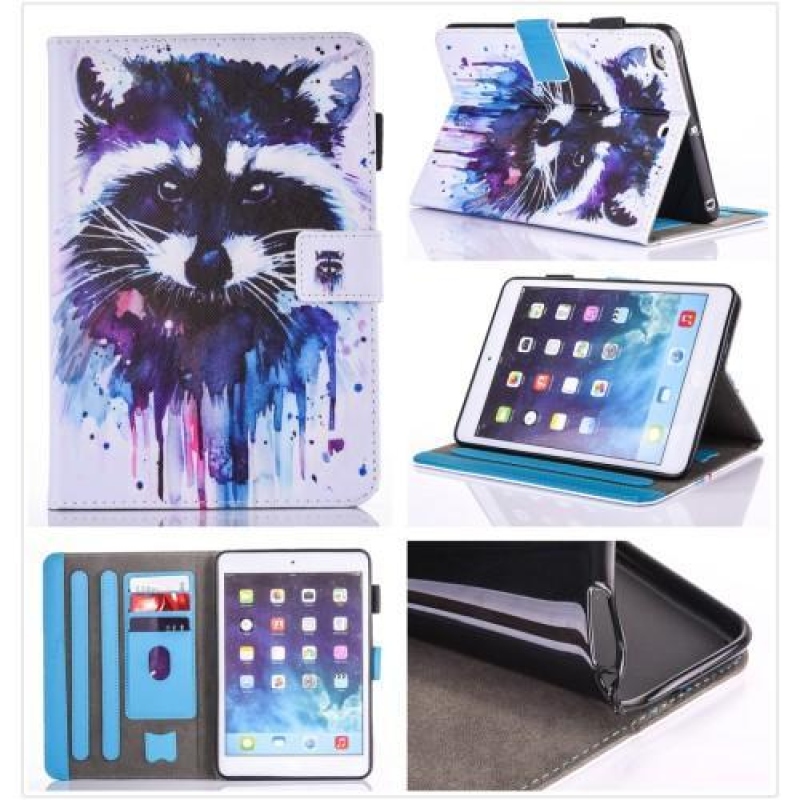 Könyvtáska iPad mini 3, iPad mini 2, iPad mini - mosómedve