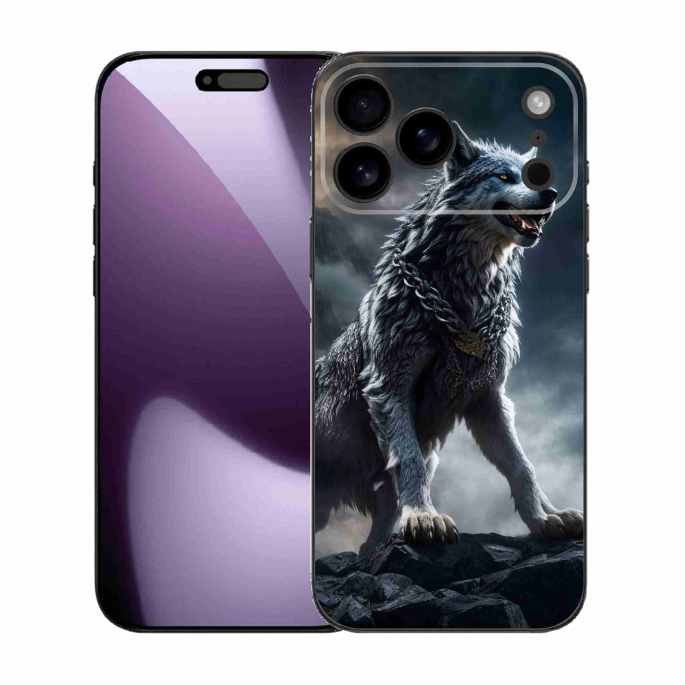 Zselés borítás mmCase iPhone 17 Pro Max készülékhez - farkas 1
