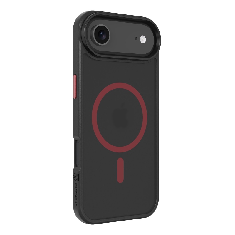 Taktikai MagForce Hyperstealth 2.0 borító iPhone 17 Air fekete/piroshoz