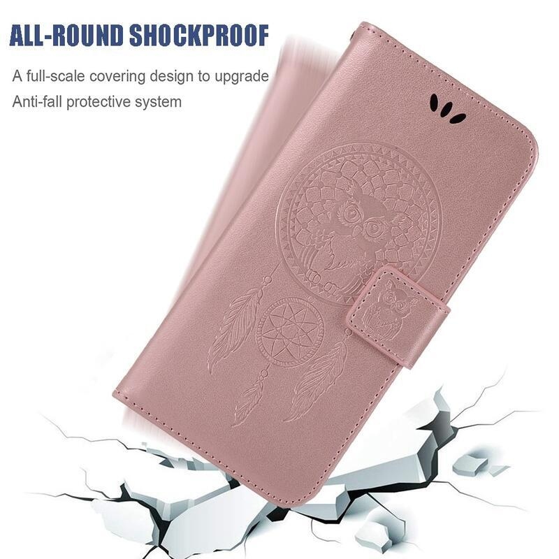 Álom könyv tok Xiaomi Redmi 10A - rózsaarany