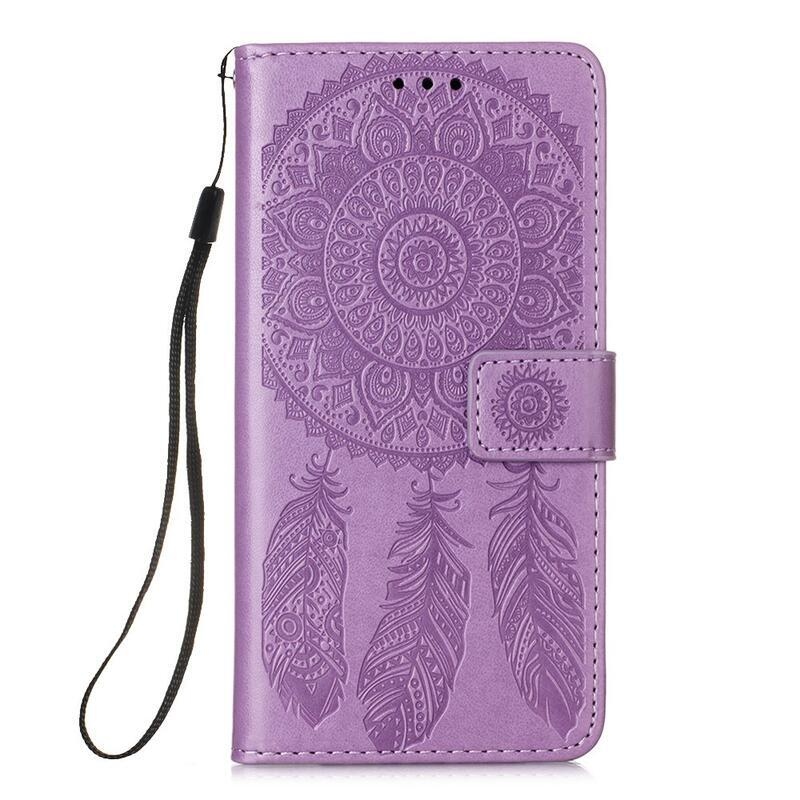 Álom PU bőr pénztárca tok Xiaomi Mi 11 - lila