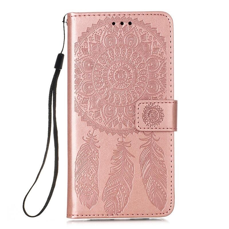 Álom PU bőr pénztárca tok Xiaomi Mi 11 - rózsaarany