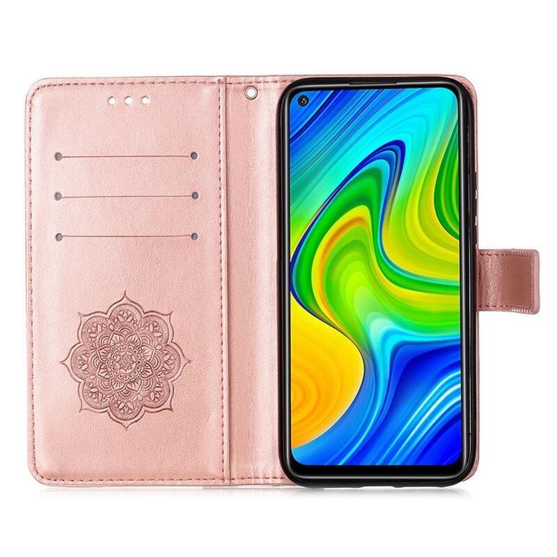Álom PU bőr pénztárca tok Xiaomi Mi 11 - rózsaarany