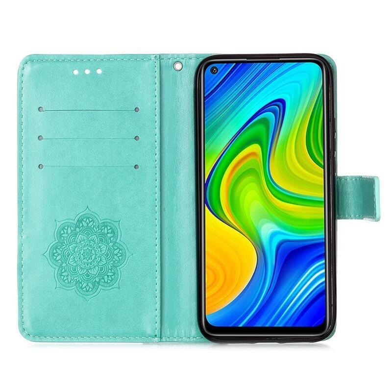 Álom PU bőr pénztárca tok Xiaomi Mi 11 - zöld
