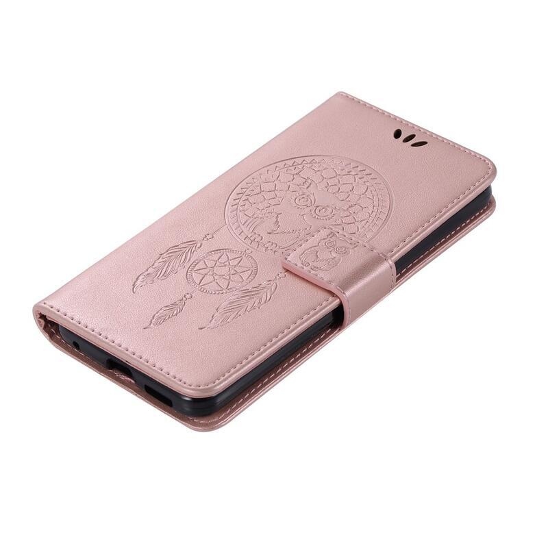 Álom PU bőr pénztárca tok Xiaomi Poco M4 Pro 4G - rózsaarany
