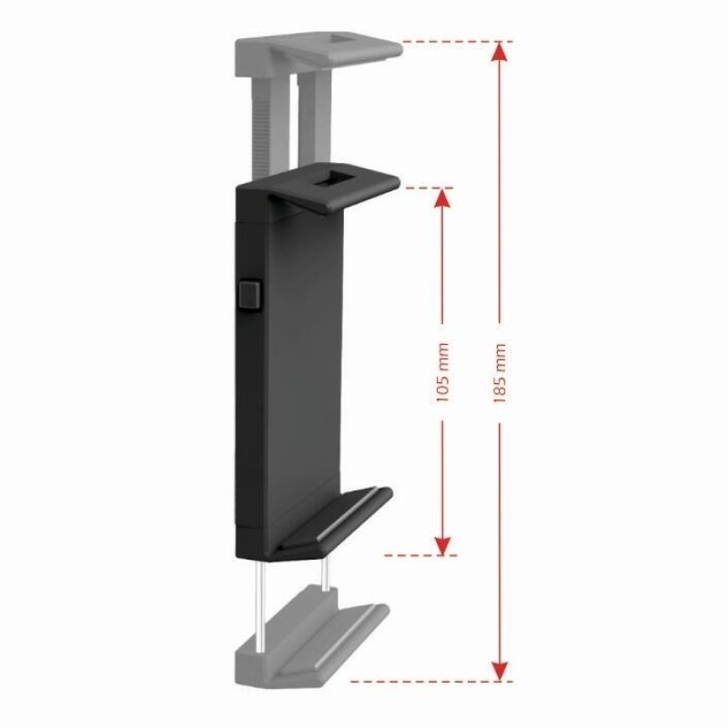 Swissten S-Grip T1-OP táblagéptartó az autó fejtámlájához - fekete színben