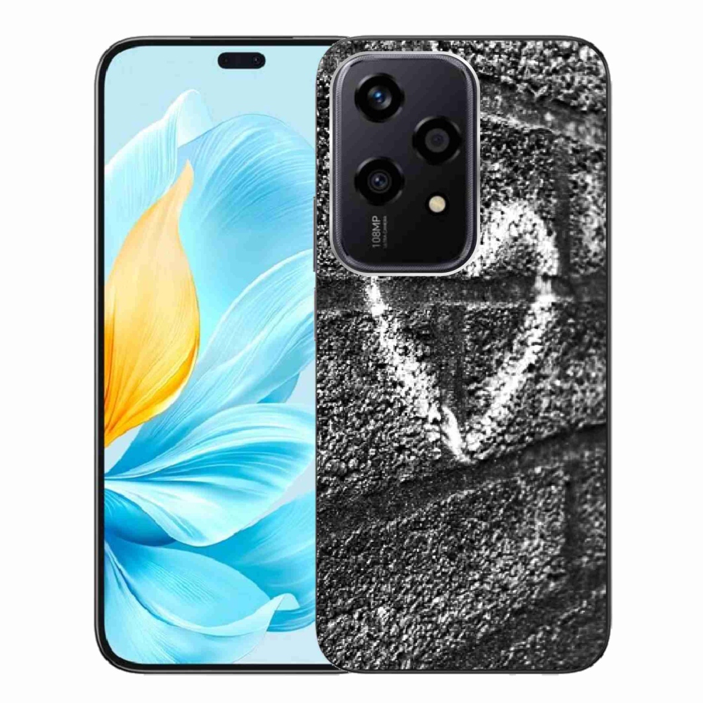 Zselés borítás mmCase a Honor 200 Lite 5G számára - szív a falon