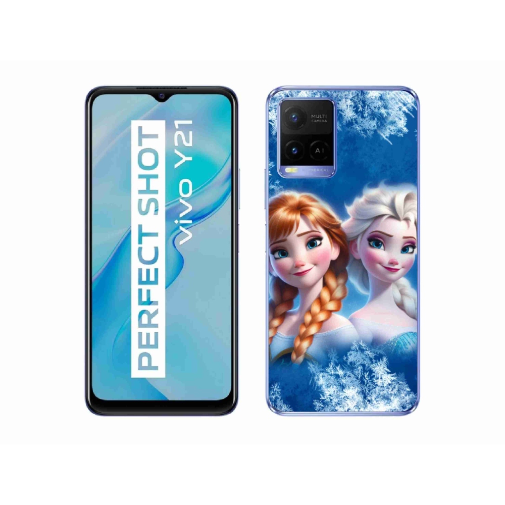 Gél védőburkolat mmCase a Vivo Y21/Y21s/Y33s készülékhez - Ice Kingdom 2