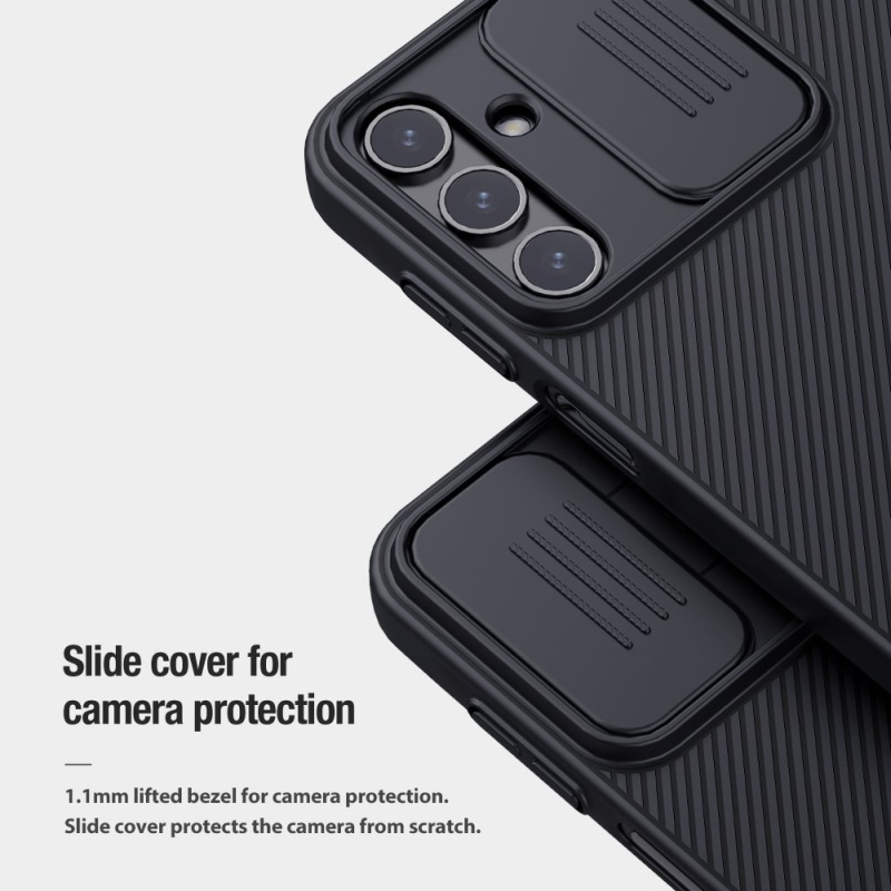 Nillkin CamShield hátlap a Samsung Galaxy A25 5G fekete színű készülékhez