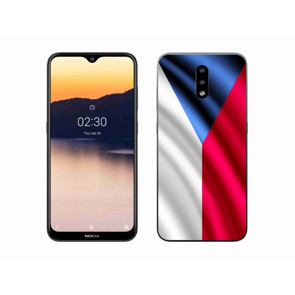 Gél védőhuzat mmCase mobiltelefonhoz Nokia 2.3 - cseh zászló