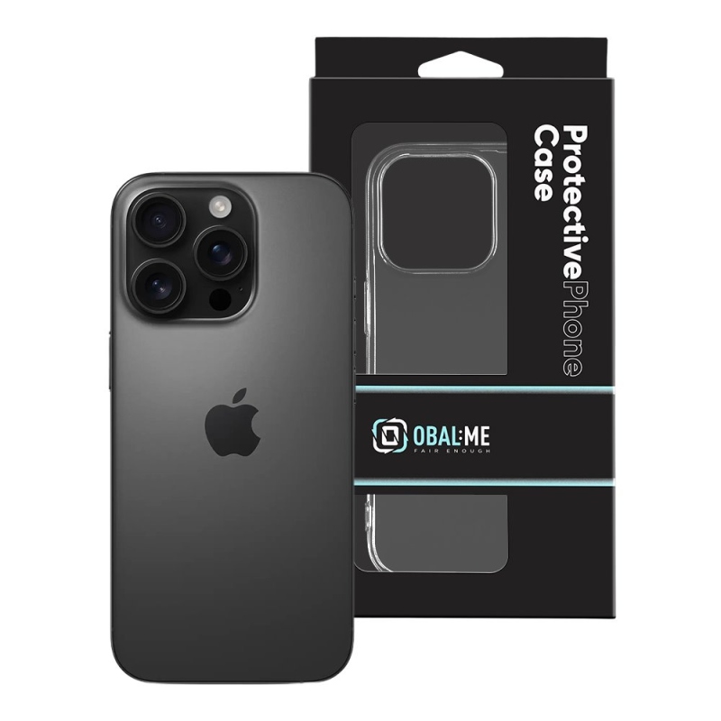 COVER:ME TPU borító Apple iPhone 16 Pro-hoz Átlátszó